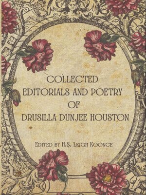 cover image of Collected Editorials and Poetry of Drusilla Dunjee Houston